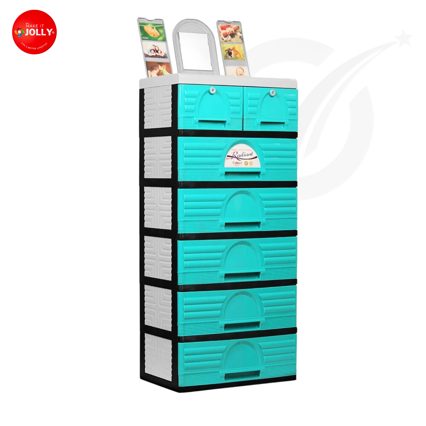 Buy 1 Get 1 Jolly Radiant Drawer with Mirror