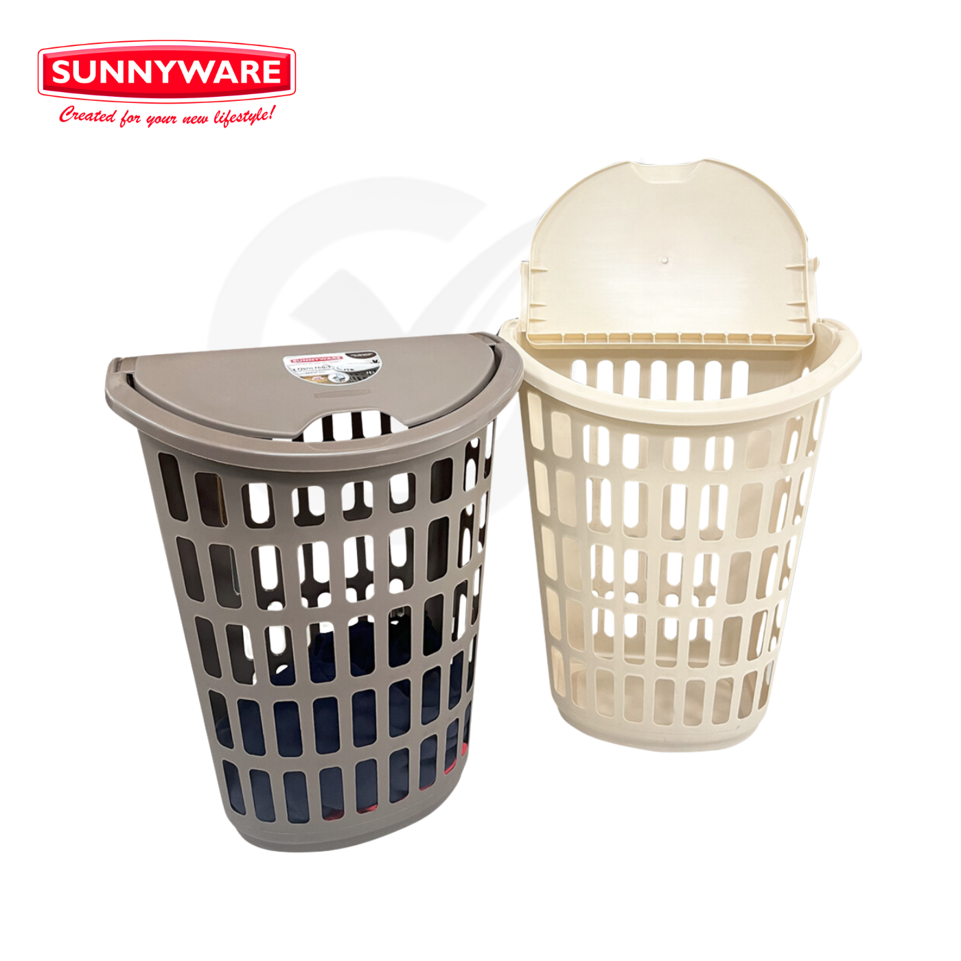 Sunnyware Flip and Flap Laundry Basket 2207