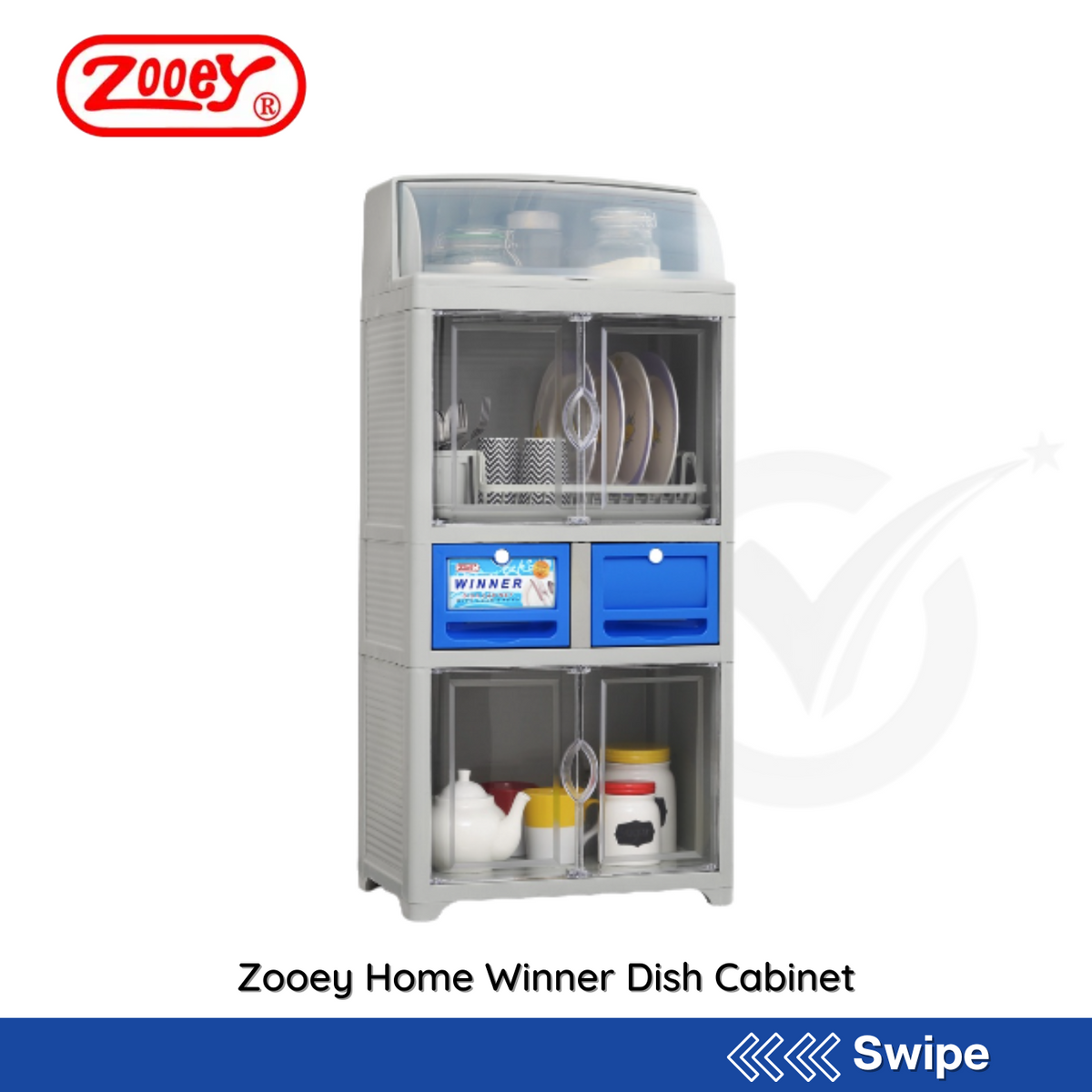 ZOOEY Home Winner Dish Cabinet People s Choice Marketing