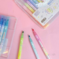 Erasable Highlighter with Glitters 12 PCS Set 985-12