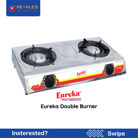Buy 1 Get 1 Eureka Double Burner EGS-DB - People's Choice Marketing