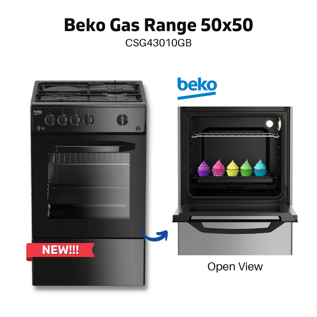 Beko Gas Range 50x50 CSG43010GB