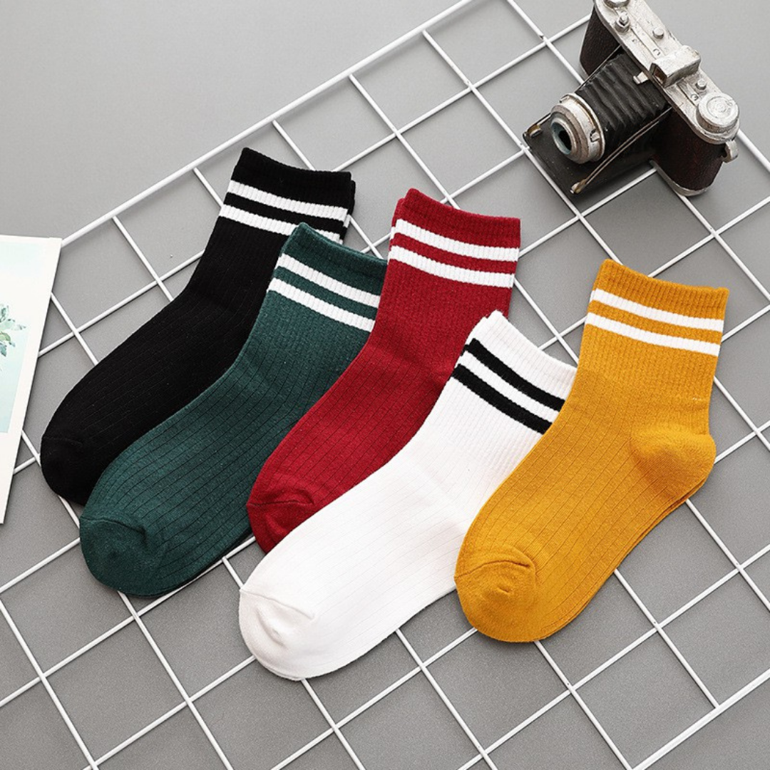 Socks 10 pairs in 1 Stripe Middle