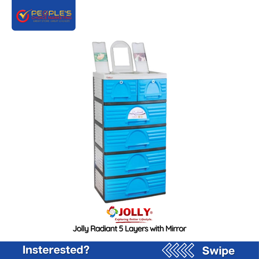 Buy 1 Get 1 Jolly Radiant 5 Layer With Drawers and Mirror