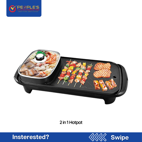 2 in 1 Hotpot and Grill