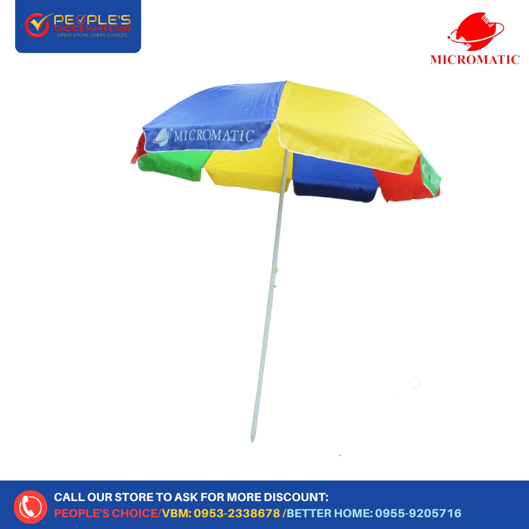Micromatic Beach Umbrella (Round) - People's Choice Marketing