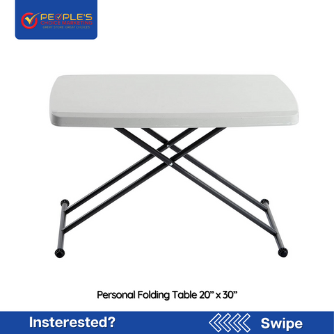 Personal Folding Table 20” x 30”