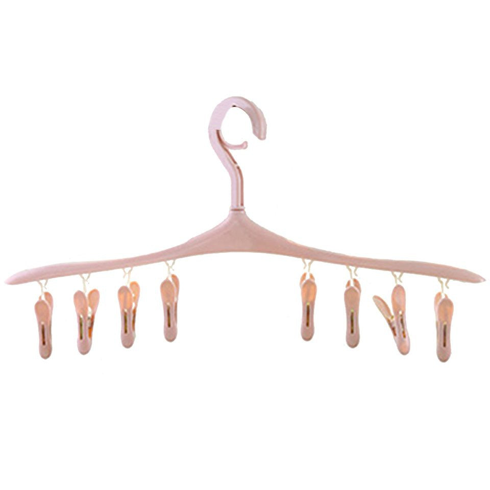 Hanger with clips