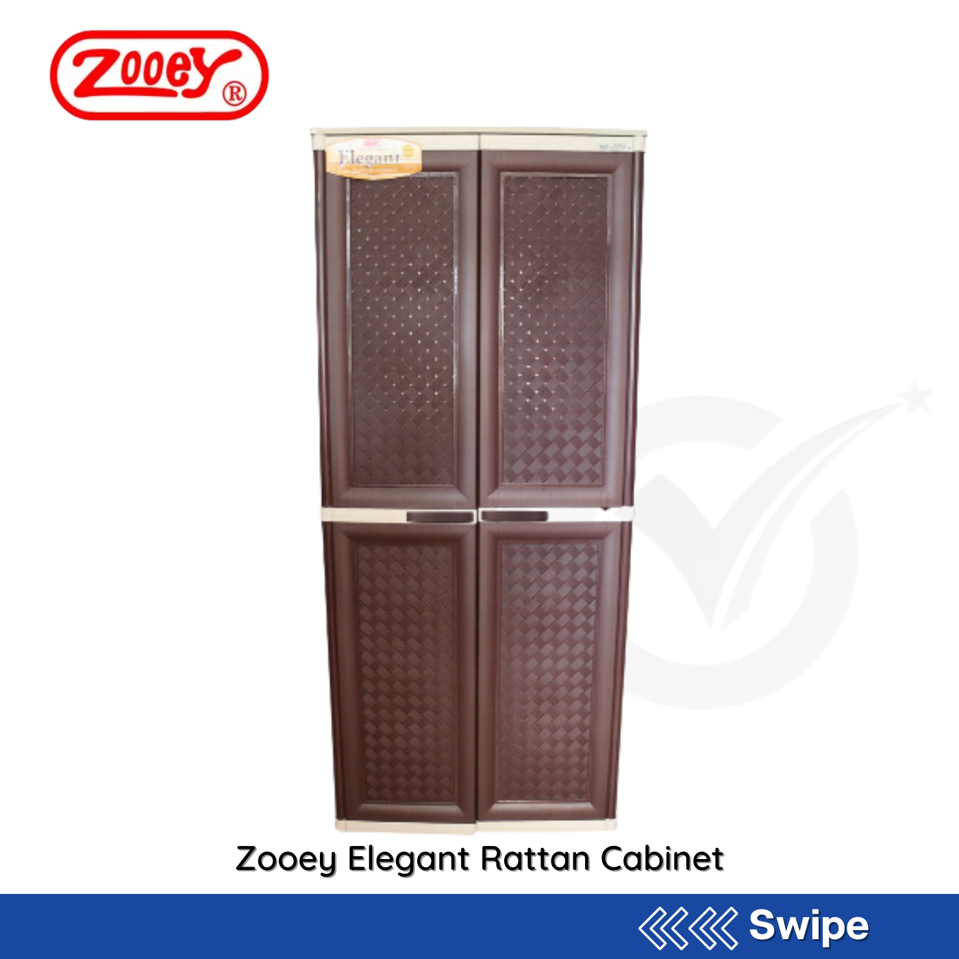 Zooey Elegant Rattan Cabinet - People's Choice Marketing