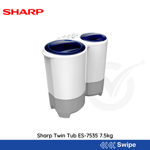 Sharp Twin Tub ES-7535 7.5kg