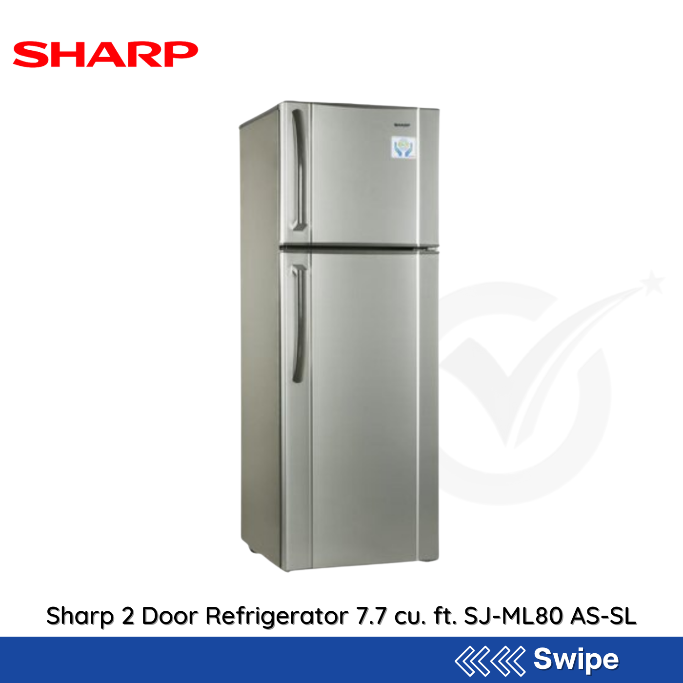 Sharp 2 Door Refrigerator 7.7 cu. ft. SJ-ML80 AS-SL