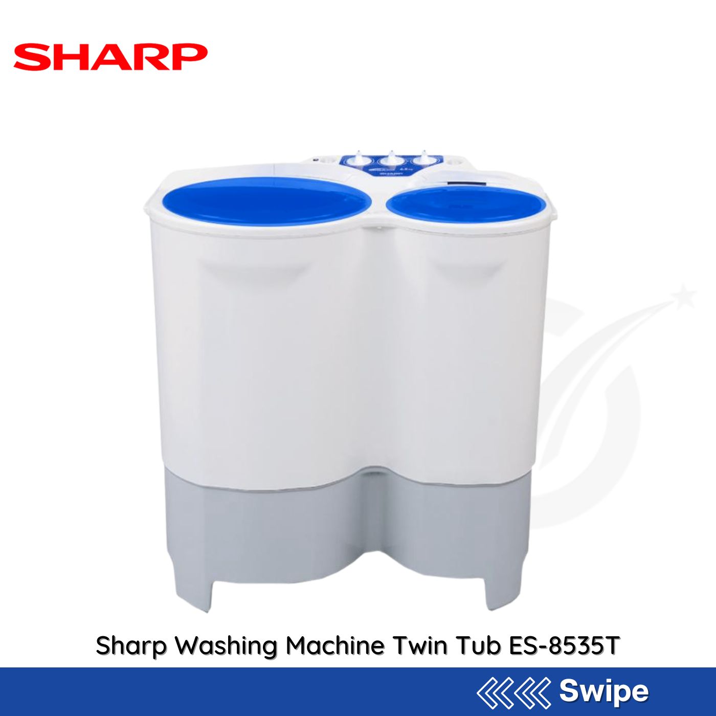 Sharp Washing Machine Twin Tub ES-8535T