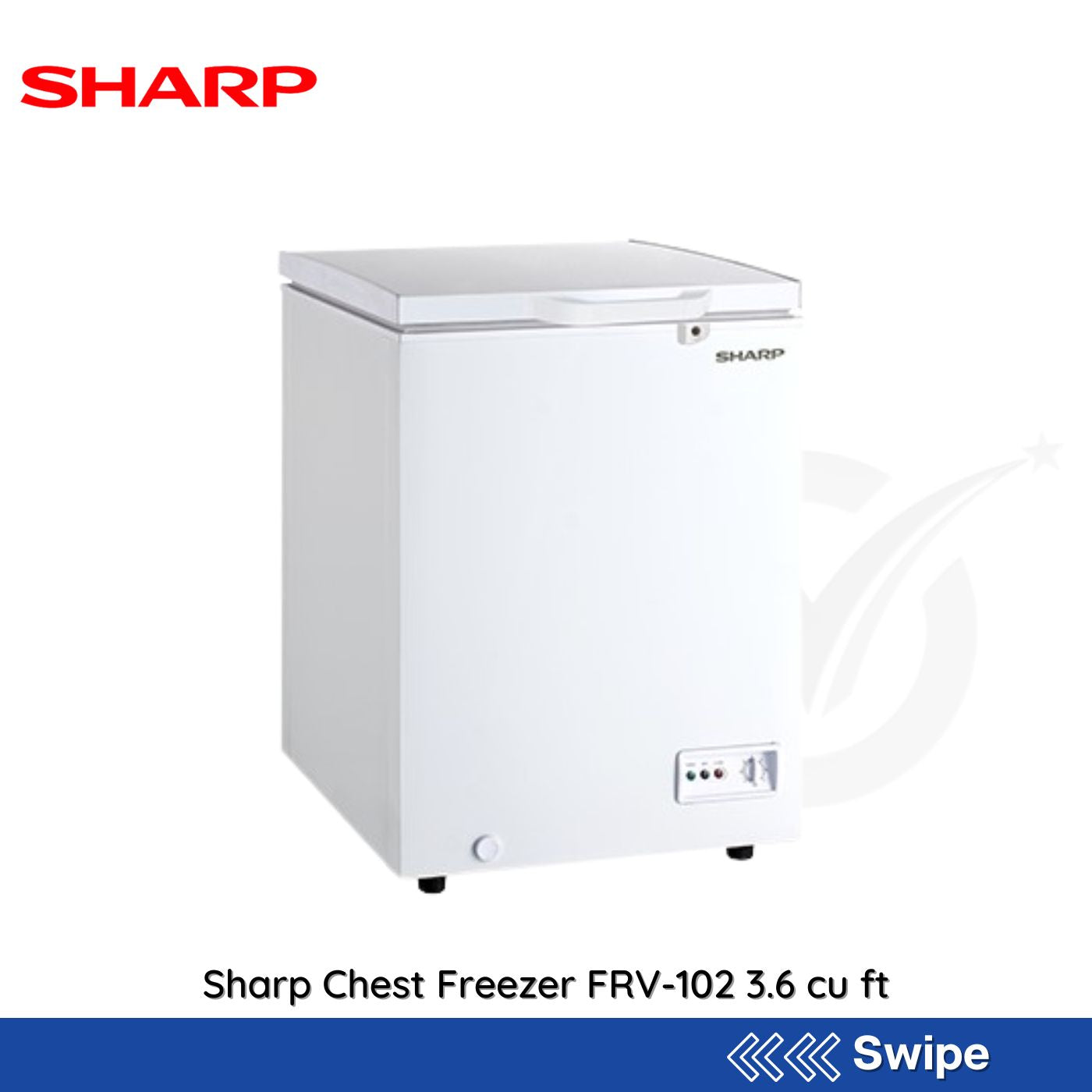 Sharp Chest Freezer FRV-102 3.6 cu ft - People's Choice Marketing