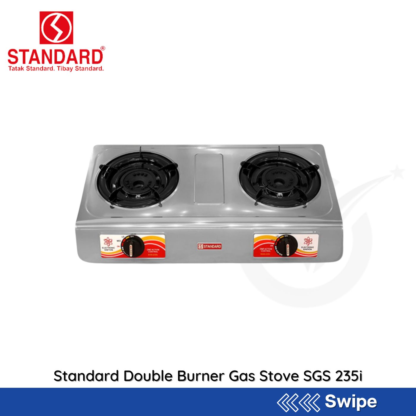 Standard Double Burner Gas Stove SGS 235i
