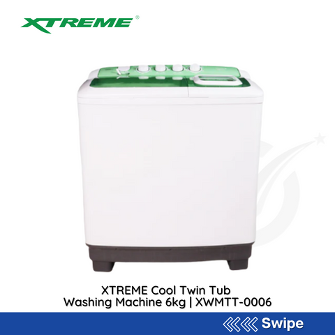 XTREME Cool Twin Tub  Washing Machine 6kg | XWMTT-0006