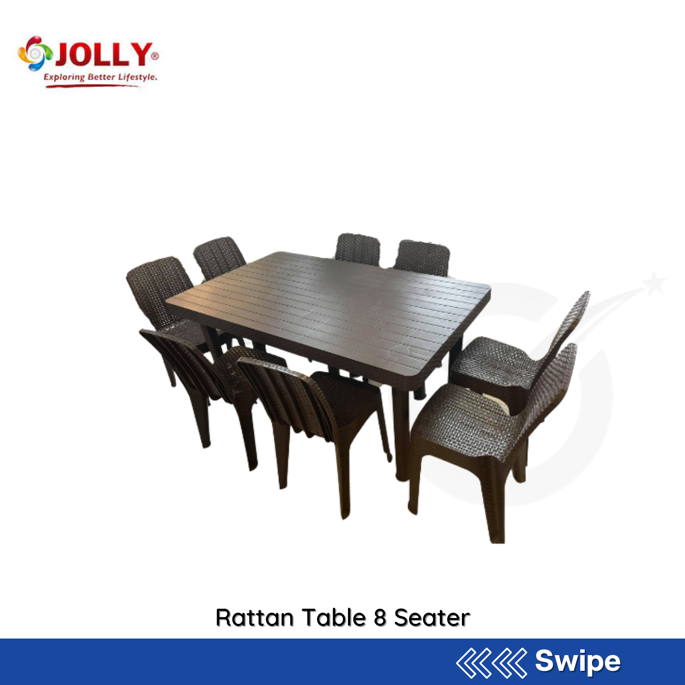 Rattan Table 8 Seater