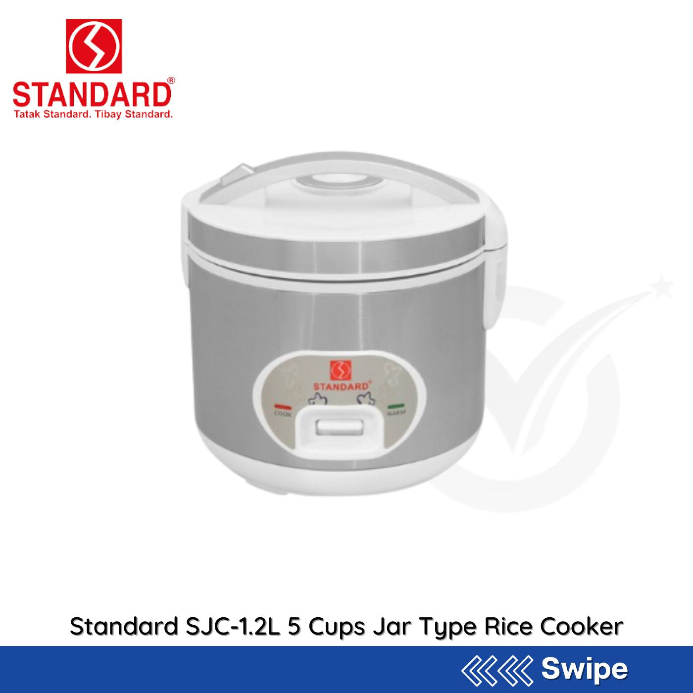 Standard SJC-1.2L 5 Cups Jar Type Rice Cooker
