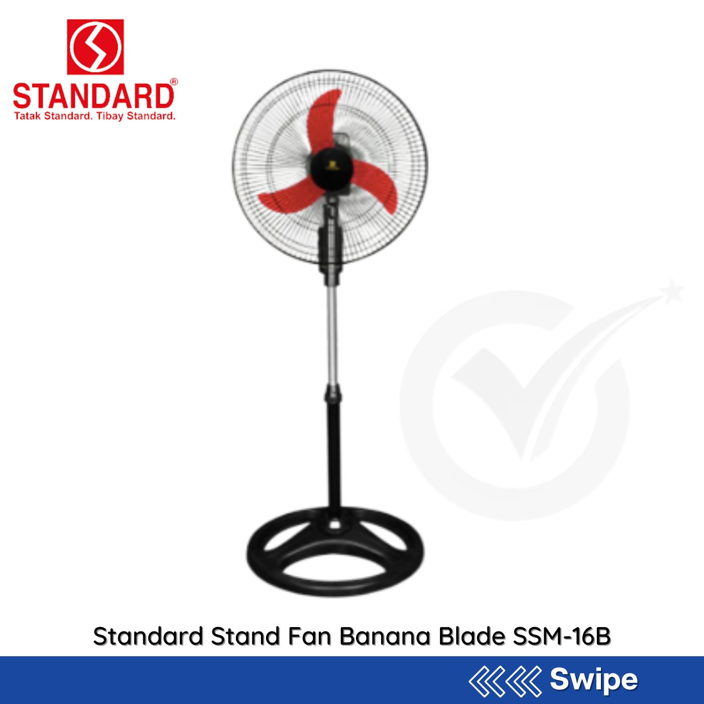 Standard Stand Fan Banana Blade SSM-16B