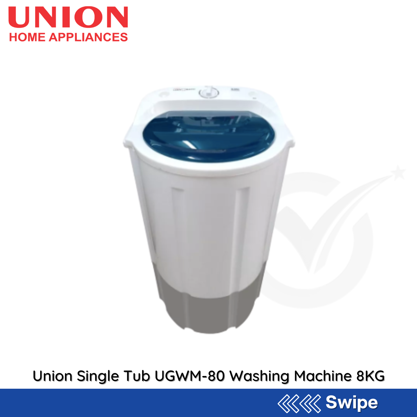 Union Single Tub UGWM-80 Washing Machine 8KG