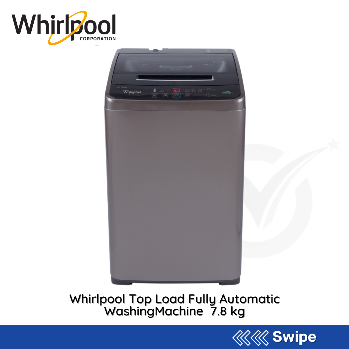 Whirlpool Top Load Fully Automatic WashingMachine  7.8 kg