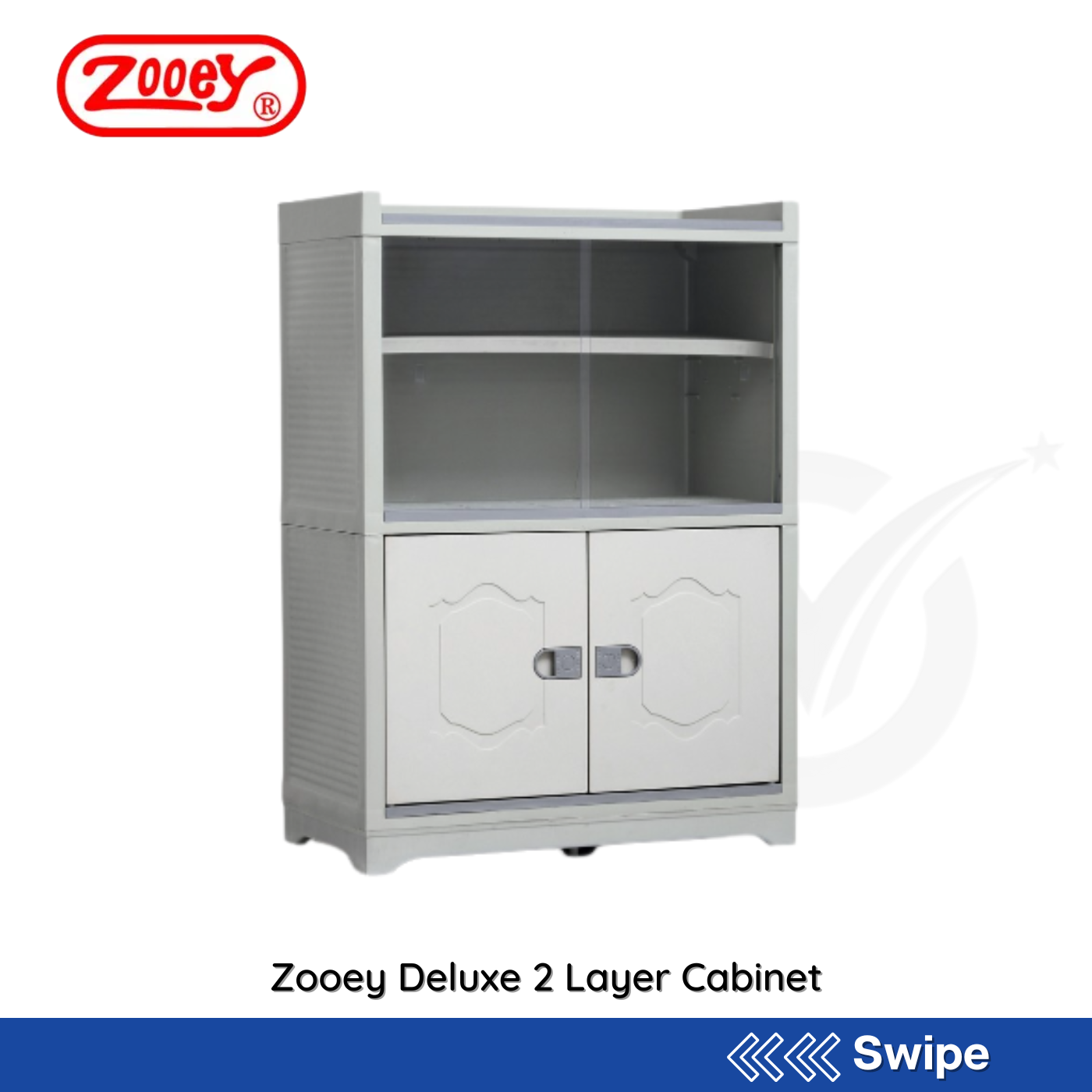 Zooey Deluxe 2 Layer Cabinets - People's Choice Marketing