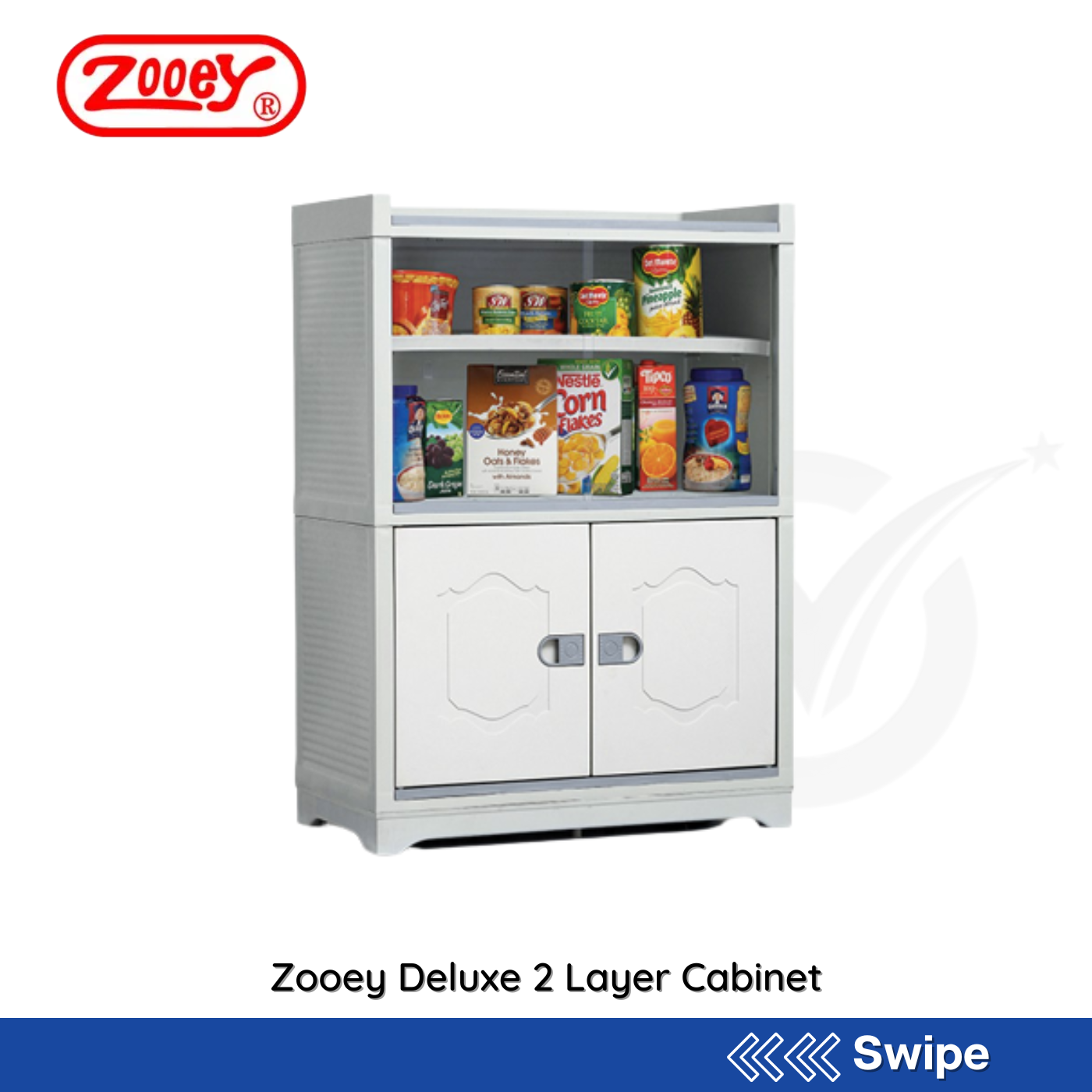 Zooey Deluxe 2 Layer Cabinets - People's Choice Marketing