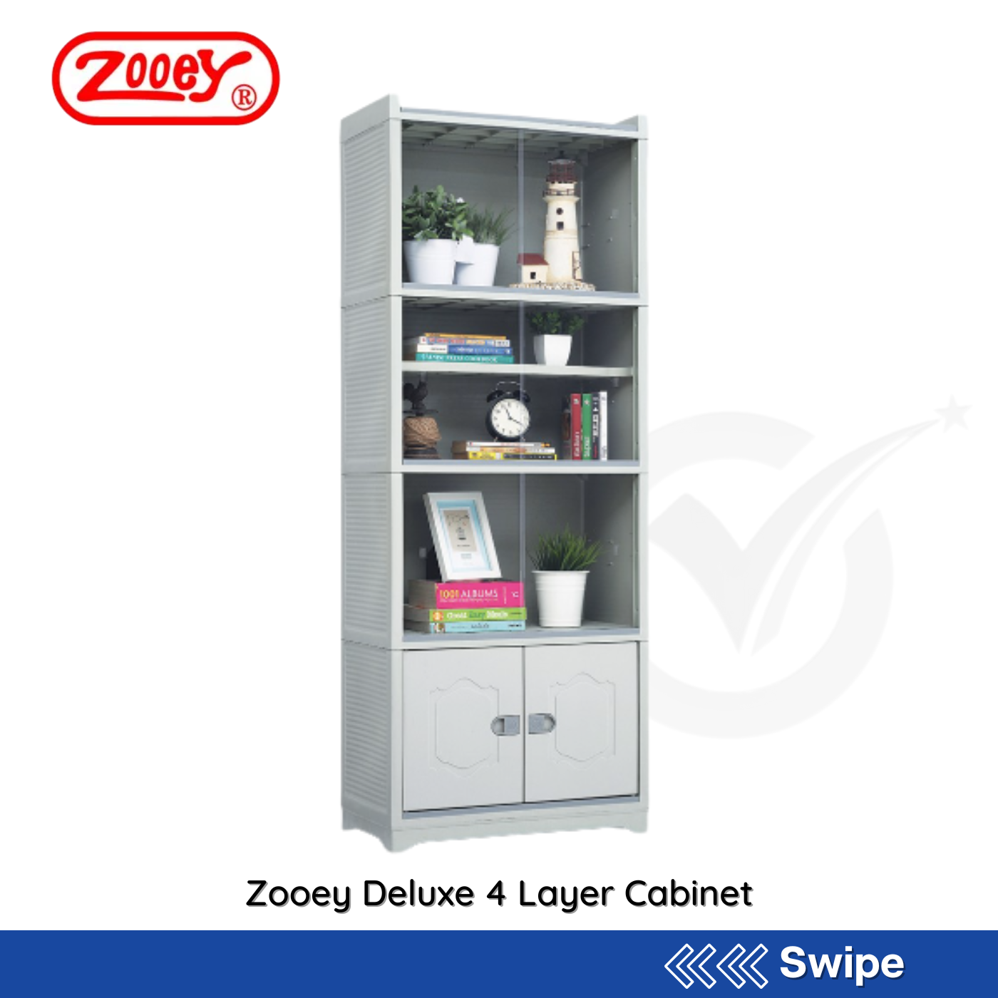 Zooey Deluxe 4 Layer Cabinet - People's Choice Marketing