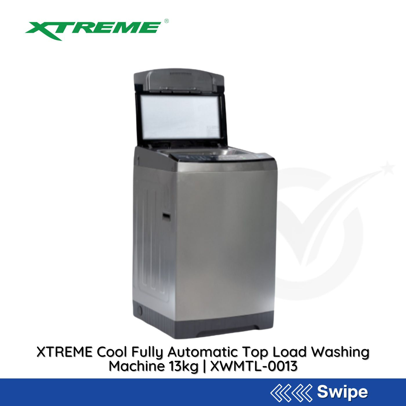 XTREME Cool Fully Automatic Top Load Washing Machine 13kg | XWMTL-0013