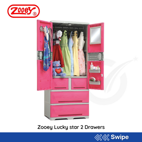 Zooey Lucky star 2 Drawers - People's Choice Marketing