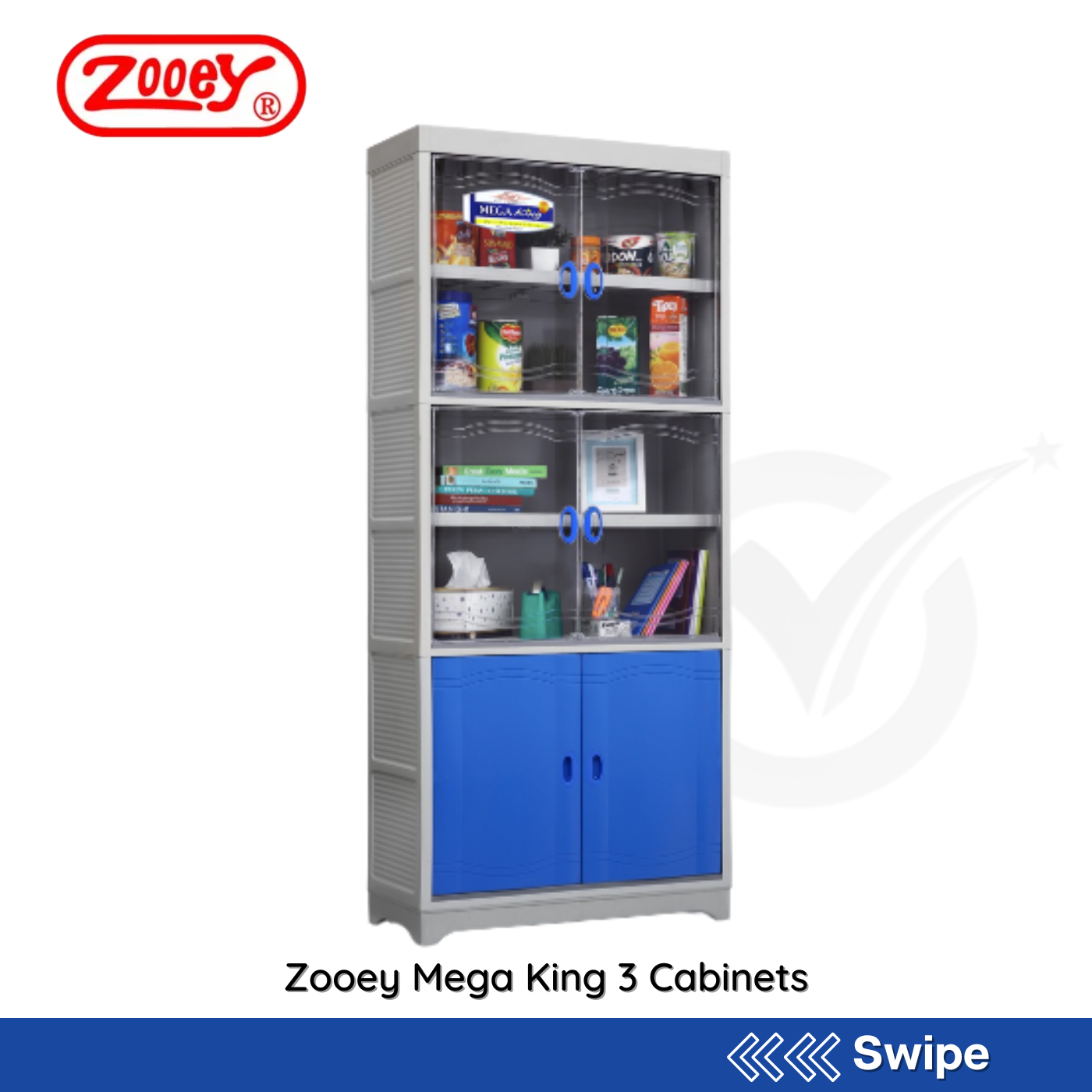 Zooey Mega King 3 Cabinets - People's Choice Marketing