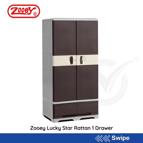 Zooey Lucky Star Rattan 1 Drawer - People's Choice Marketing