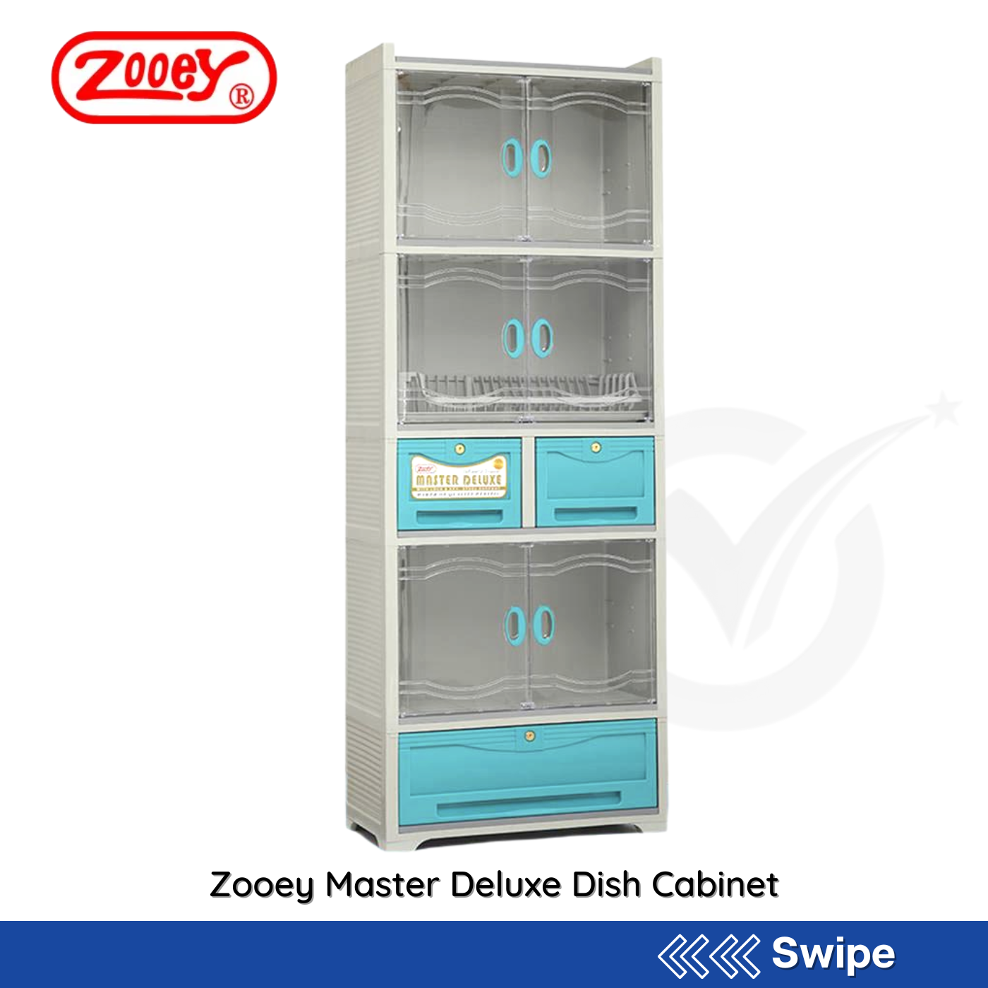 Zooey Master Deluxe Dish Cabinet - People's Choice Marketing
