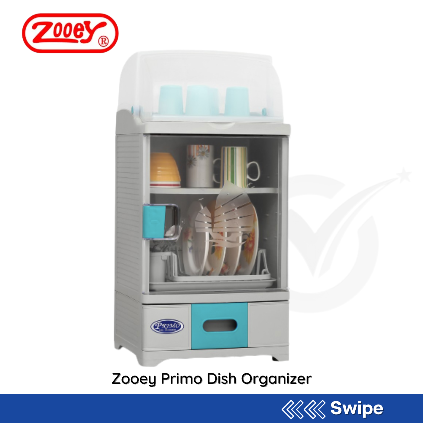 Zooey Primo Dish Organizer - People's Choice Marketing