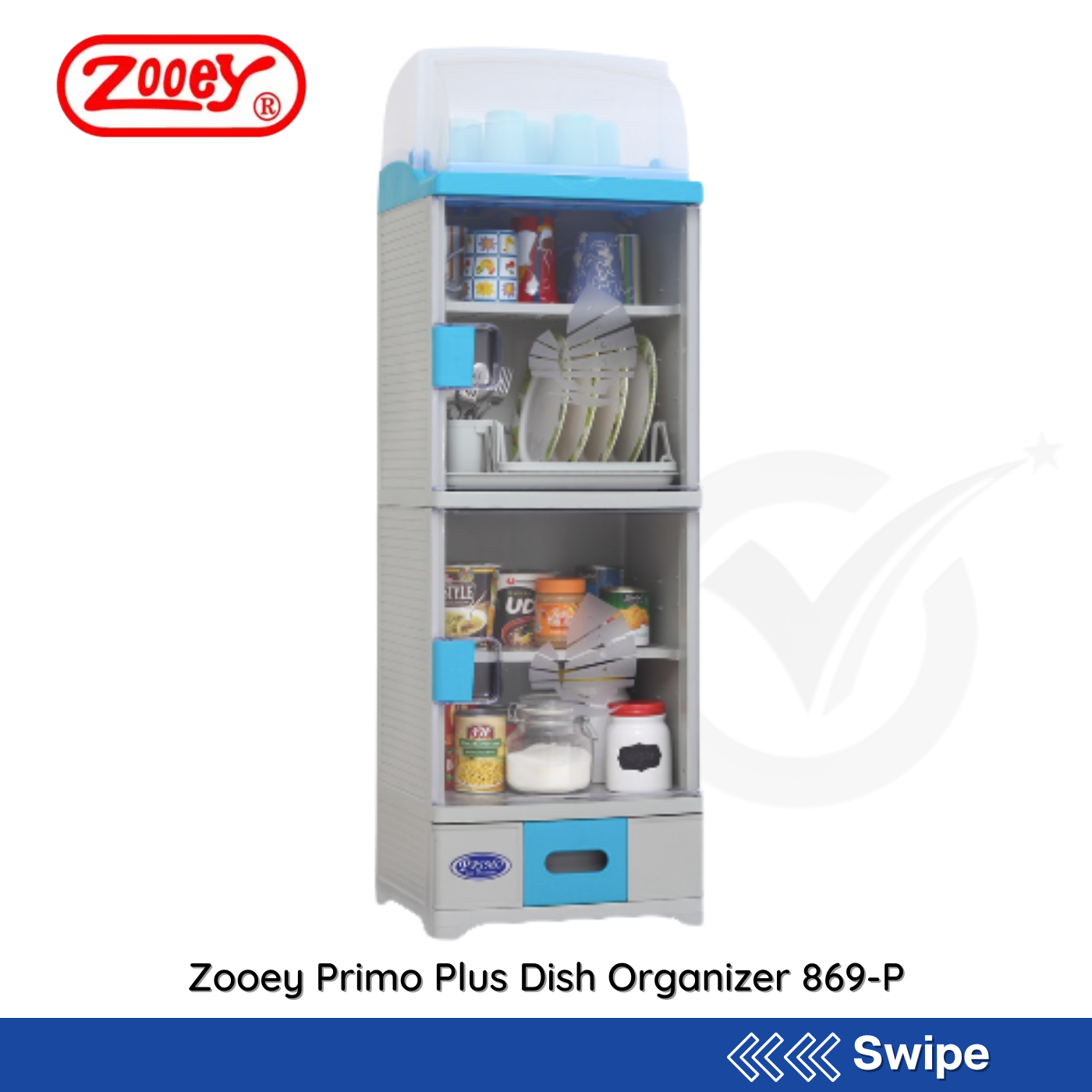 Zooey Primo Plus Dish Organizer 869-P - People's Choice Marketing